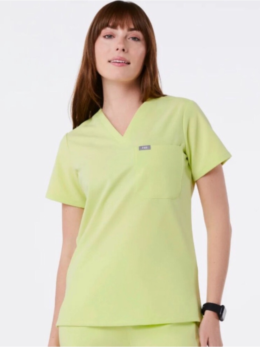 Figs Catarina Scrub Top Sea Mist